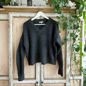 Madewell cropped wool sweater